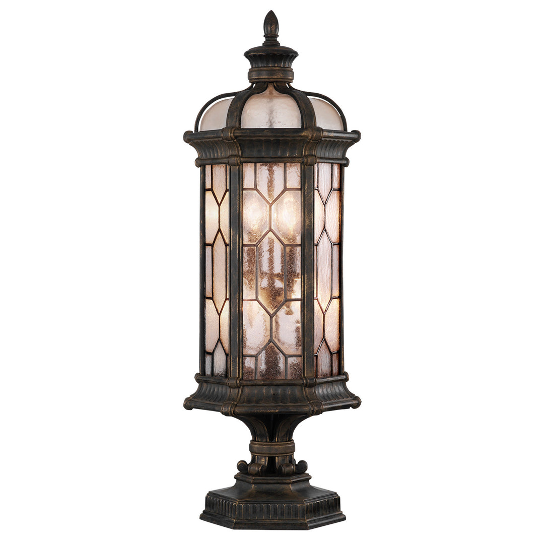 Fine Art Handcrafted Lighting Devonshire 35"H Outdoor Pier Mount in Antiqued Bronze (414483-1ST)