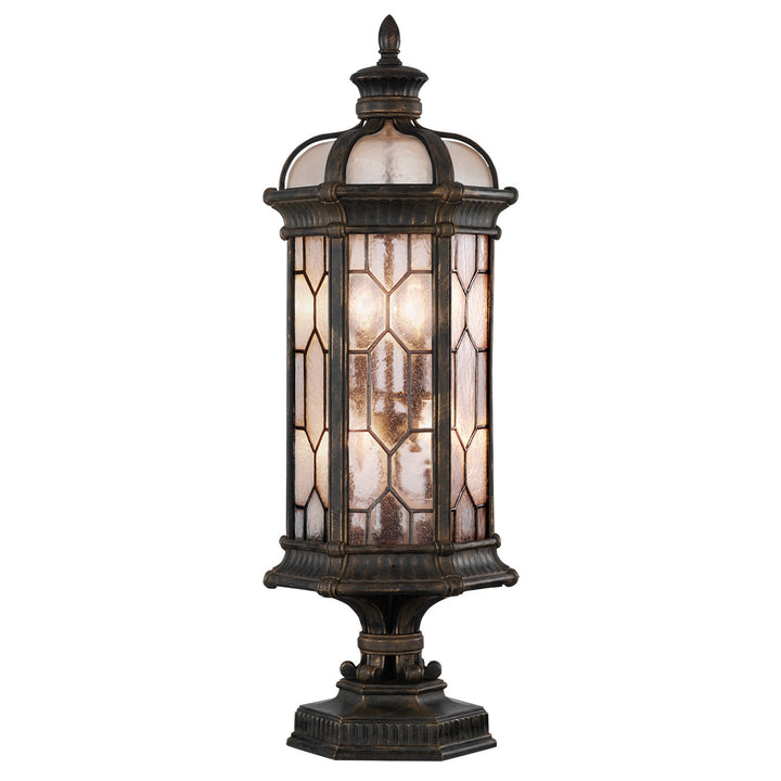 Fine Art Handcrafted Lighting Devonshire 35"H Outdoor Pier Mount in Antiqued Bronze (414483-1ST)