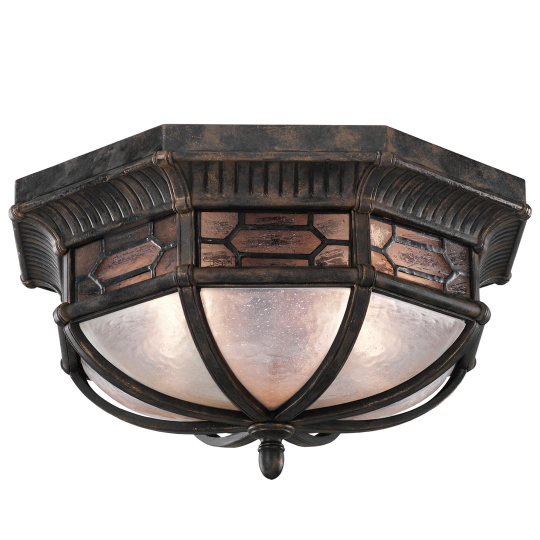 Fine Art Handcrafted Lighting Devonshire Outdoor Flush Mount Outdoor Flush Mounts Fine Art Handcrafted Lighting Bronze  