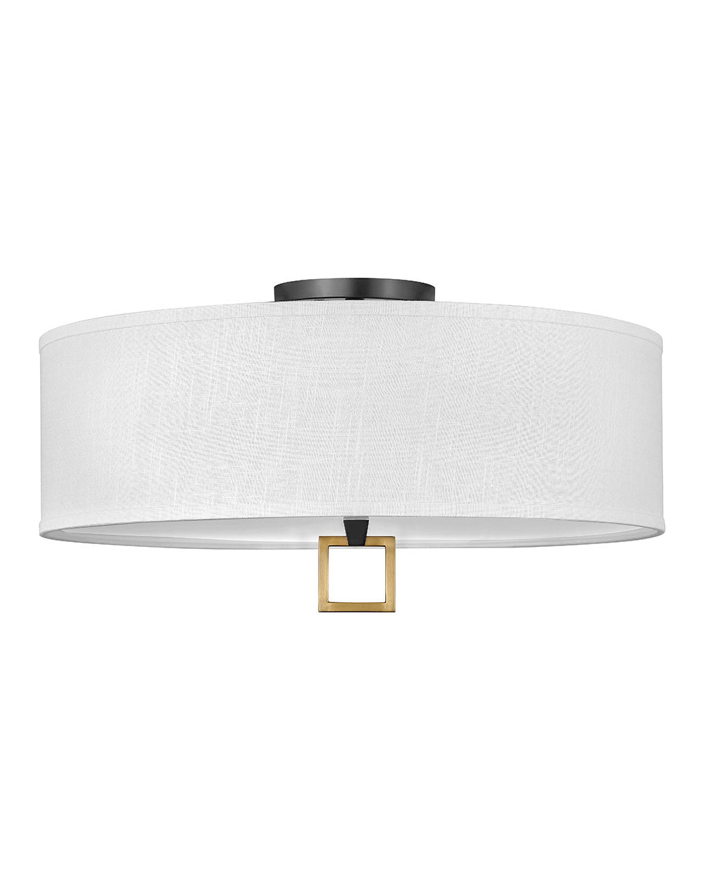 Hinkley Link  Semi-Flush Mount Ceiling Semi Flush Mounts Hinkley Black 23.75x23.75x12.75 