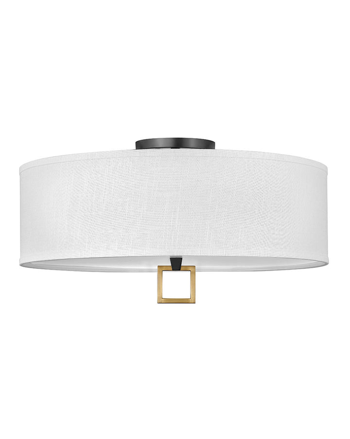 Hinkley Link  Semi-Flush Mount Ceiling Semi Flush Mounts Hinkley Black 23.75x23.75x12.75 