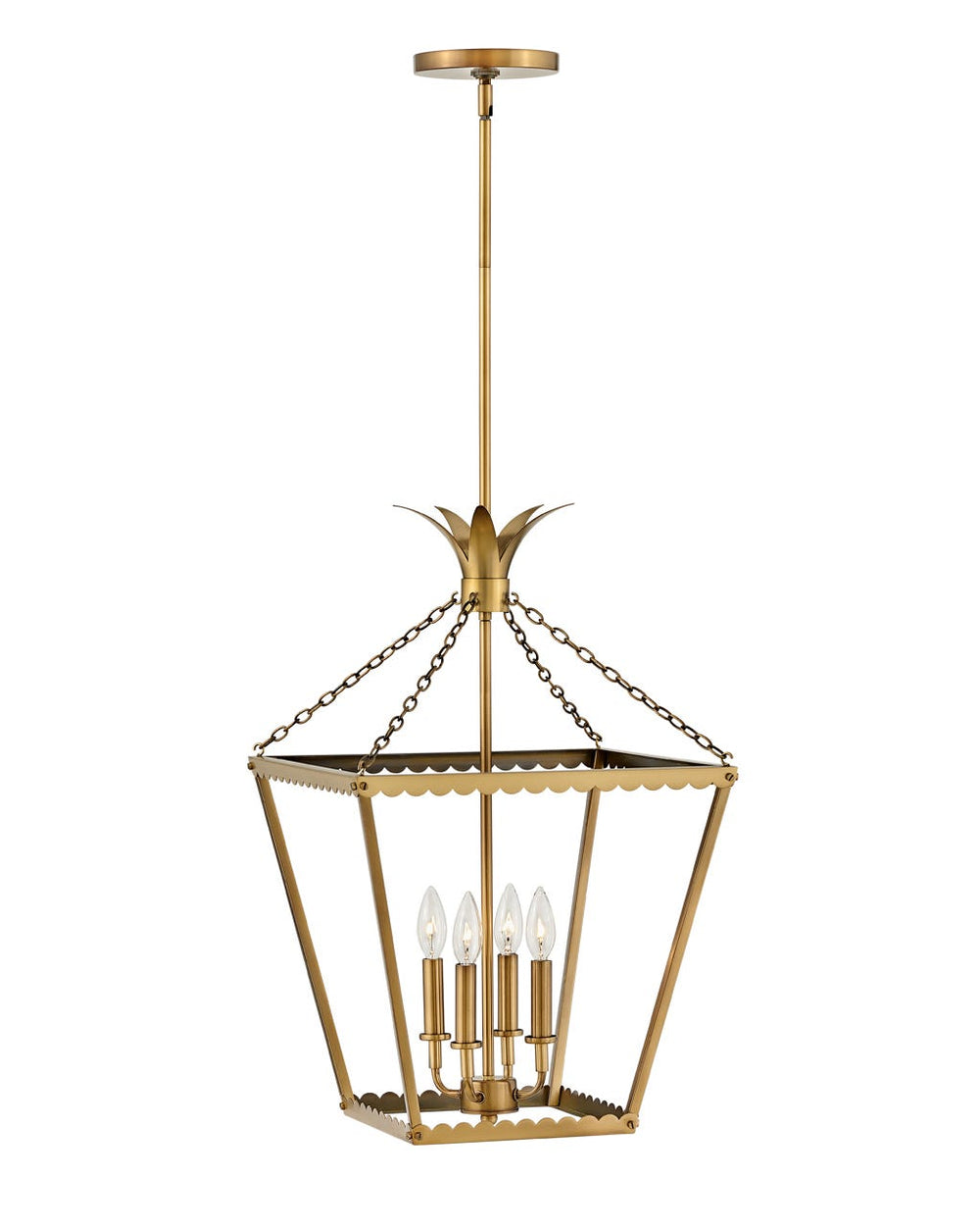 Hinkley Palma Chandelier Chandeliers Hinkley Heritage Brass 16.0x16.0x27.0 