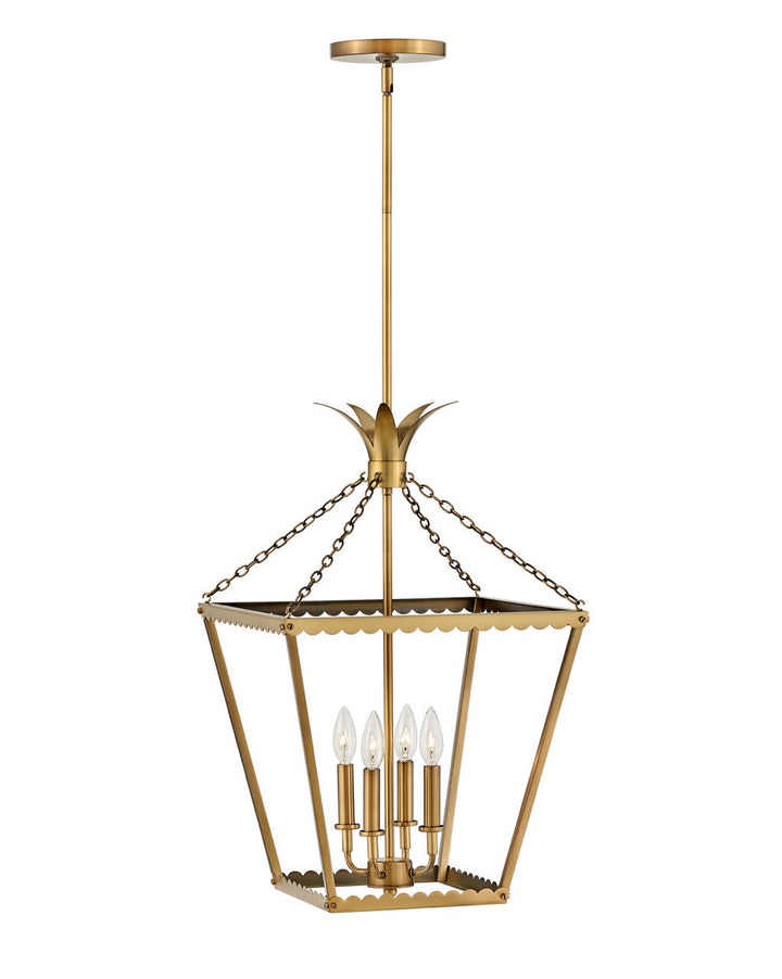 Hinkley Palma Chandelier Chandeliers Hinkley Heritage Brass 16.0x16.0x27.0