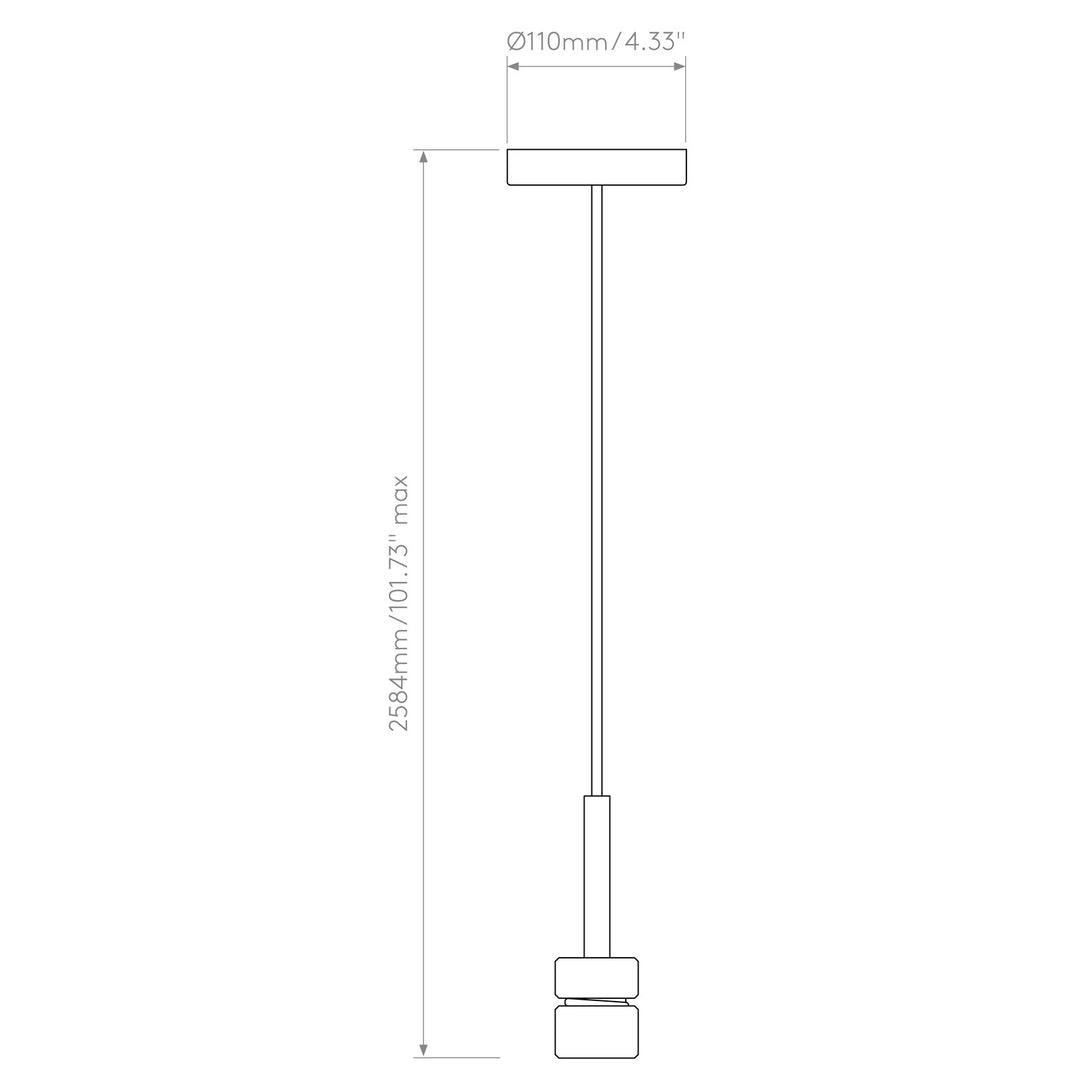 Astro Lighting 1184057 Ceiling Pendant | Matt White