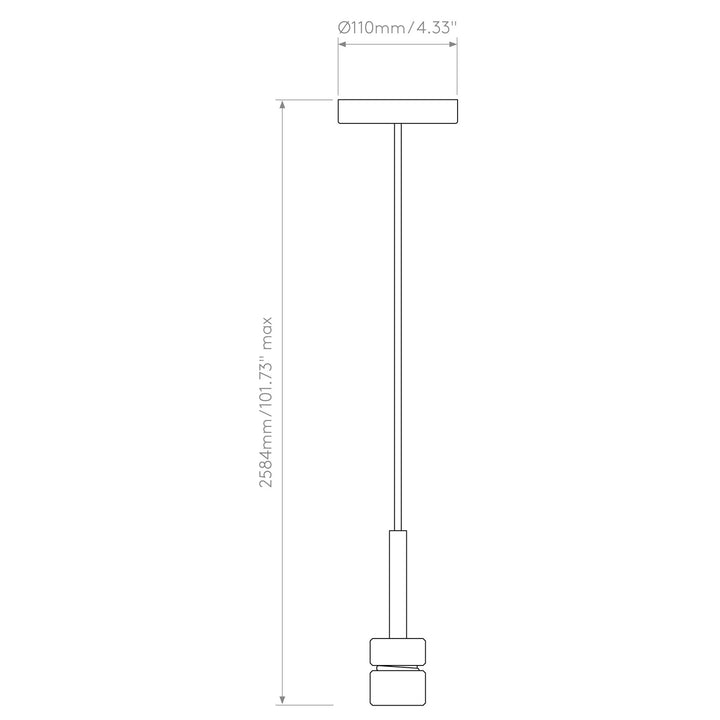 Astro Lighting 1184057 Ceiling Pendant | Matt White