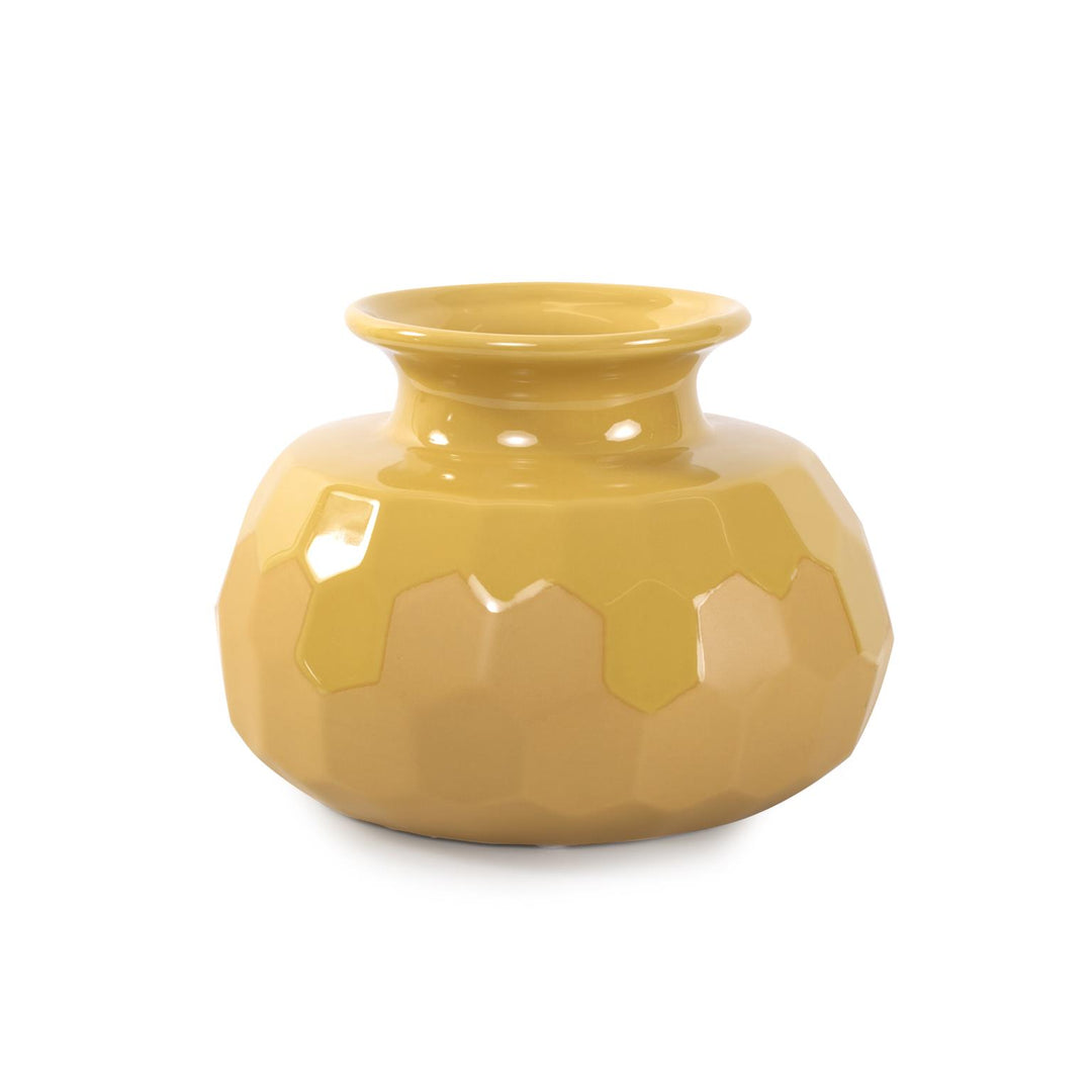 Howard Elliott Collection Golden Bee Ceramic Vase, Small