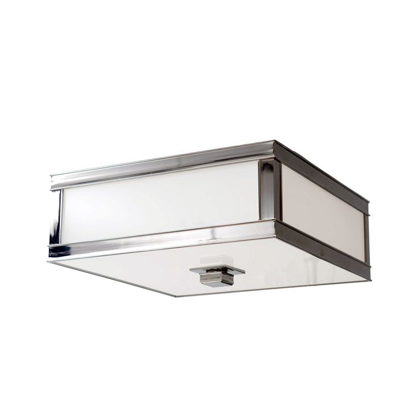 Hudson Valley Lighting Preston Flush Mount Ceiling Flush Mounts Hudson Valley Lighting Polished Nickel  