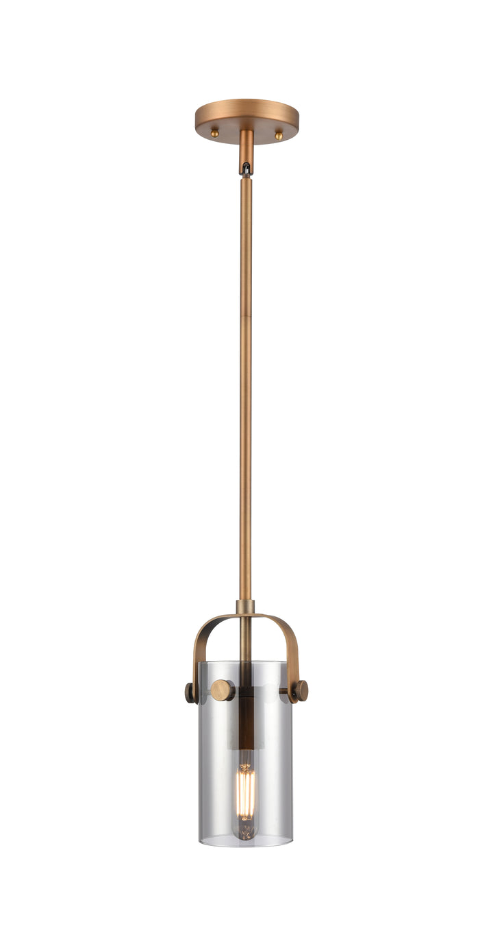 Innovations Lighting Pilaster II Cylinder 7" Pendant - Brushed Brass