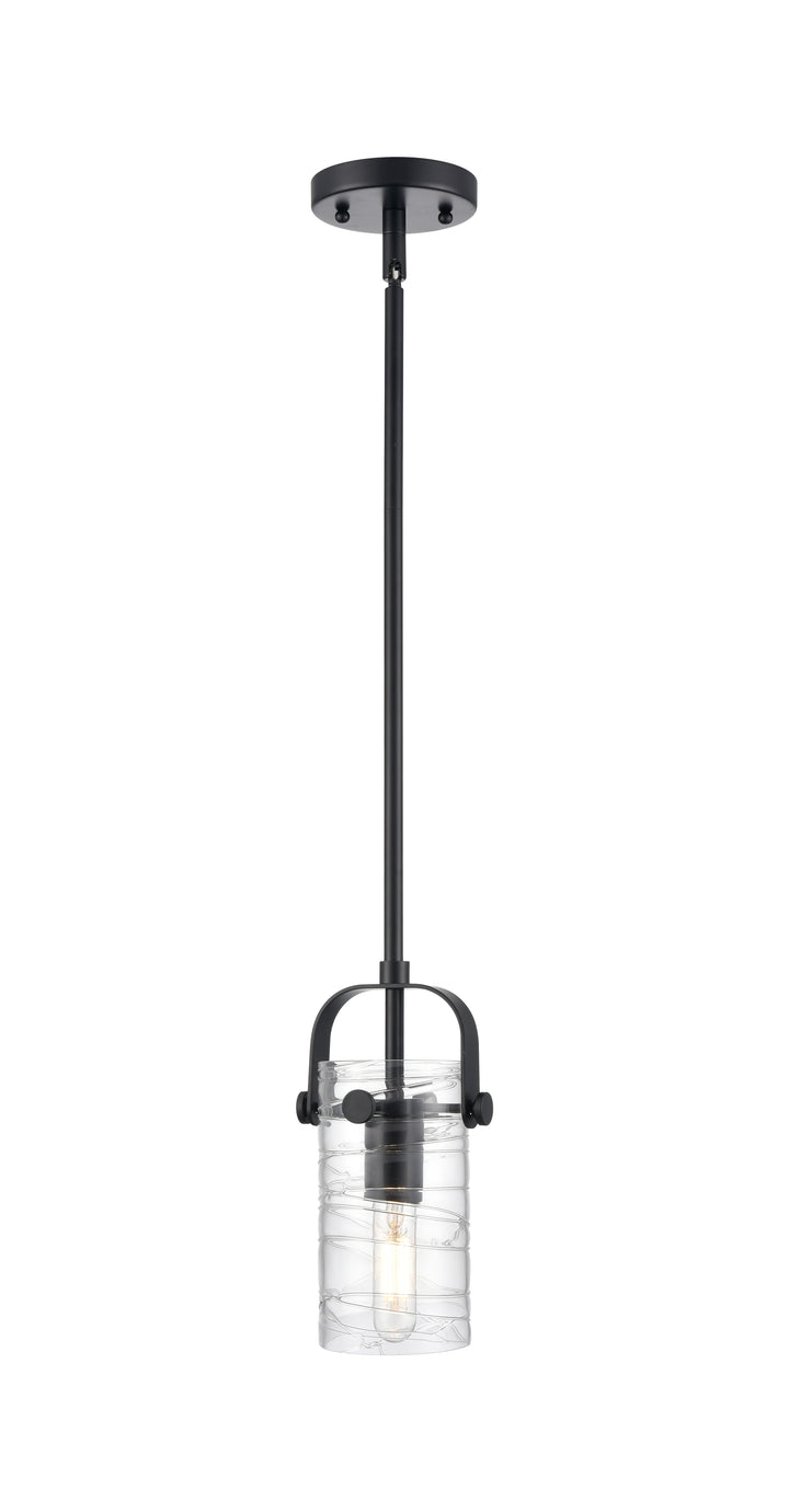 Innovations Lighting Pilaster II Cylinder 7" Pendant - Matte Black