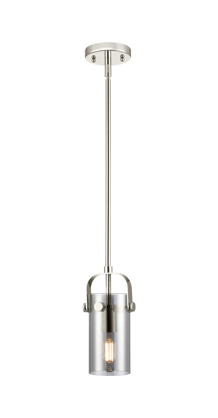 Innovations Lighting Pilaster II Cylinder 7" Pendant - Polished Nickel