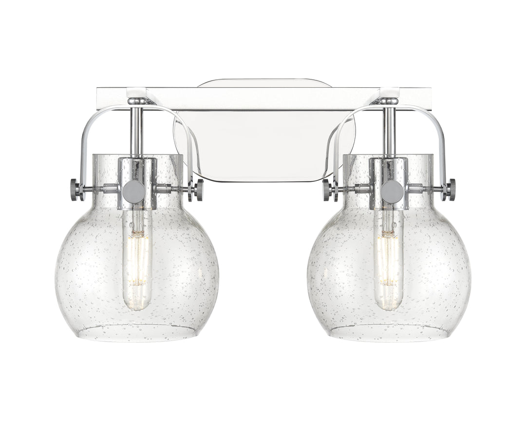 Innovations Lighting Pilaster II Sphere 6" Bath Vanity Light - Polished Chrome Vanity Lights Innovations Lighting   