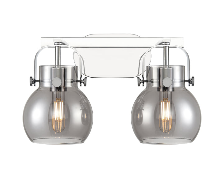 Innovations Lighting Pilaster II Sphere 6" Bath Vanity Light - Polished Chrome Vanity Lights Innovations Lighting   