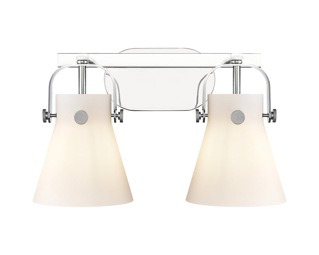 Innovations Lighting Pilaster II Cone 6" Bath Vanity Light - Polished Chrome Vanity Lights Innovations Lighting   