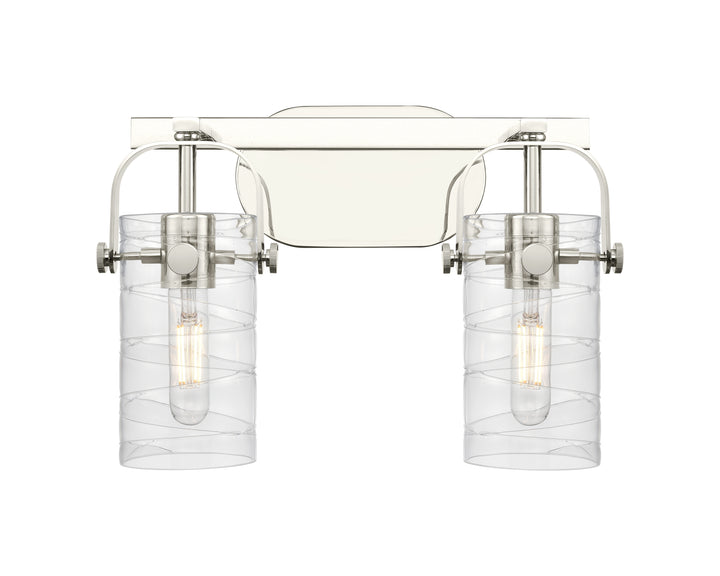 Innovations Lighting Pilaster II Cylinder 7" Bath Vanity Light - Polished Nickel Vanity Lights Innovations Lighting   