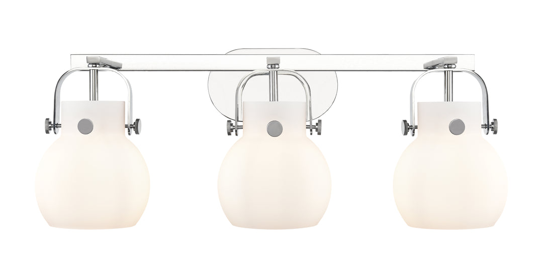 Innovations Lighting Pilaster II Sphere 6" Bath Vanity Light - Polished Chrome Vanity Lights Innovations Lighting   