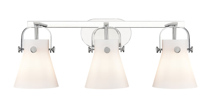 Innovations Lighting Pilaster II Cone 6" Bath Vanity Light - Polished Chrome Vanity Lights Innovations Lighting   