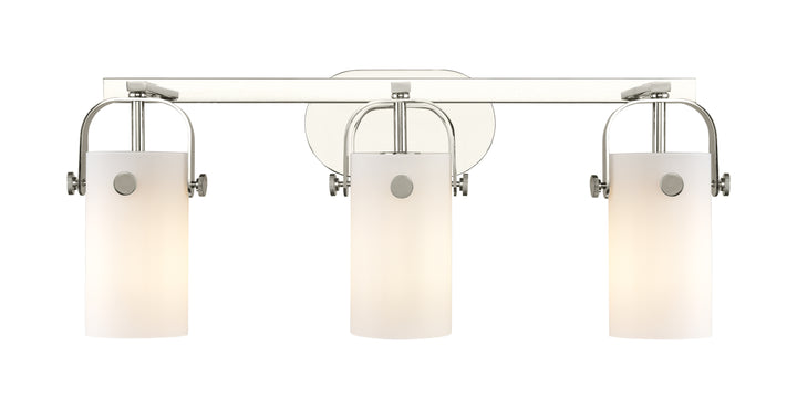 Innovations Lighting Pilaster II Cylinder 7" Bath Vanity Light - Polished Nickel Vanity Lights Innovations Lighting   