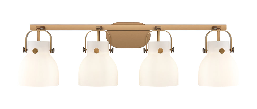 Innovations Lighting Pilaster II Bell 6" Bath Vanity Light - Brushed Brass Vanity Lights Innovations Lighting   