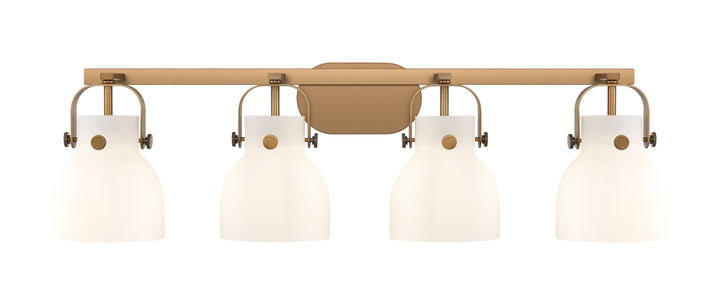 Innovations Lighting Pilaster II Bell 6" Bath Vanity Light - Brushed Brass Vanity Lights Innovations Lighting   