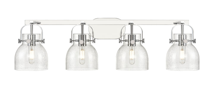 Innovations Lighting Pilaster II Bell 6" Bath Vanity Light - Polished Chrome Vanity Lights Innovations Lighting   