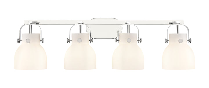 Innovations Lighting Pilaster II Bell 6" Bath Vanity Light - Polished Chrome Vanity Lights Innovations Lighting   