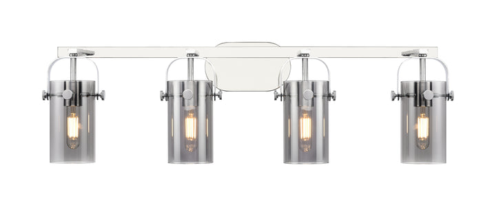 Innovations Lighting Pilaster II Cylinder 7" Bath Vanity Light - Polished Chrome Vanity Lights Innovations Lighting   