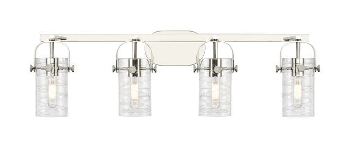 Innovations Lighting Pilaster II Cylinder 7" Bath Vanity Light - Polished Nickel Vanity Lights Innovations Lighting   