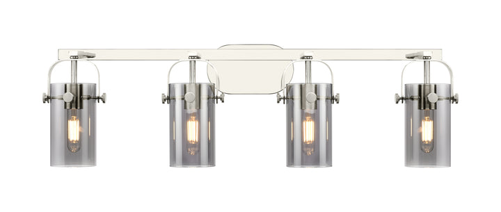 Innovations Lighting Pilaster II Cylinder 7" Bath Vanity Light - Polished Nickel Vanity Lights Innovations Lighting   