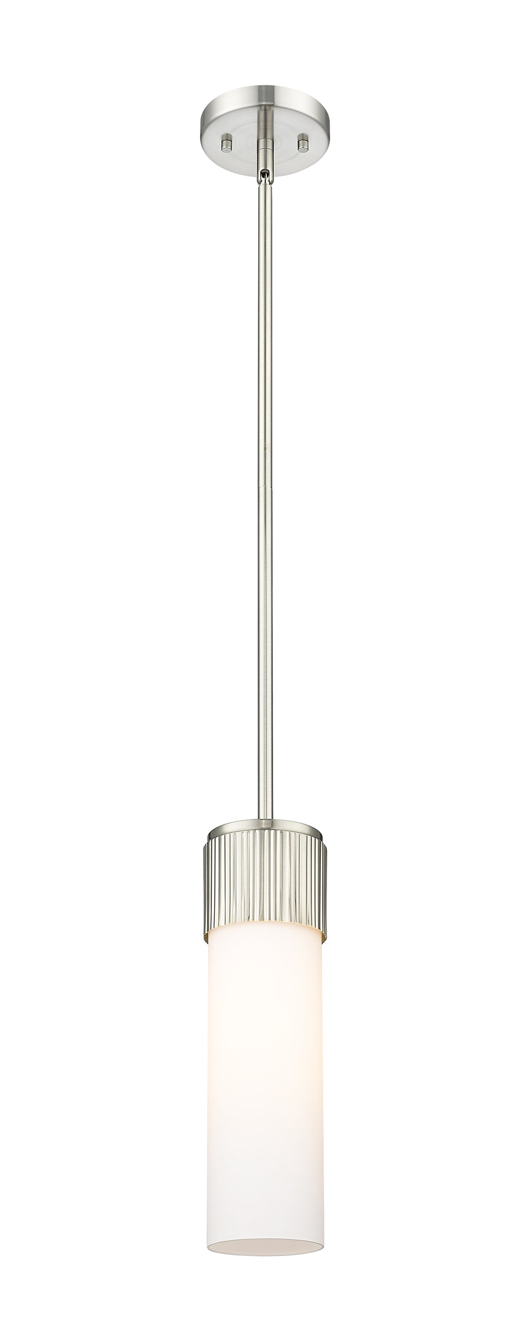 Innovations Lighting Bolivar 12" Pendant Pendants Innovations Lighting Satin Nickel White ; Glass Type: Frosted 