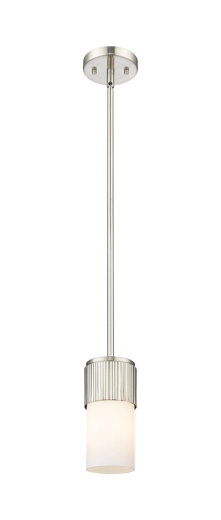 Innovations Lighting Bolivar 7" Pendant Pendants Innovations Lighting Satin Nickel White ; Glass Type: Frosted 