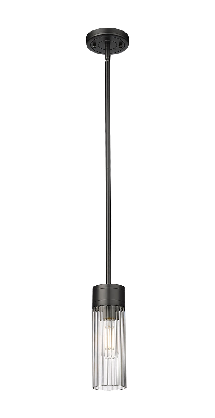 Innovations Lighting Empire 8" Pendant - Matte Black Pendants Innovations Lighting Clear ; Glass Type: Clear  