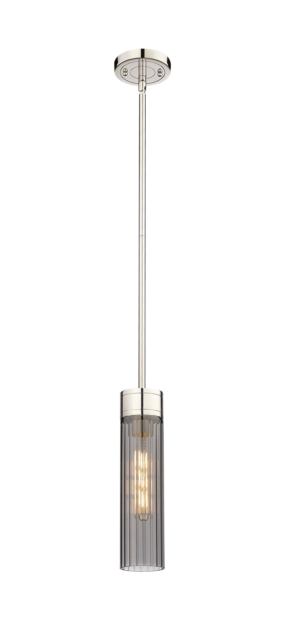 Innovations Lighting Empire 11" Pendant - Polished Nickel Pendants Innovations Lighting Light Smoke ; Glass Type: Smoked  