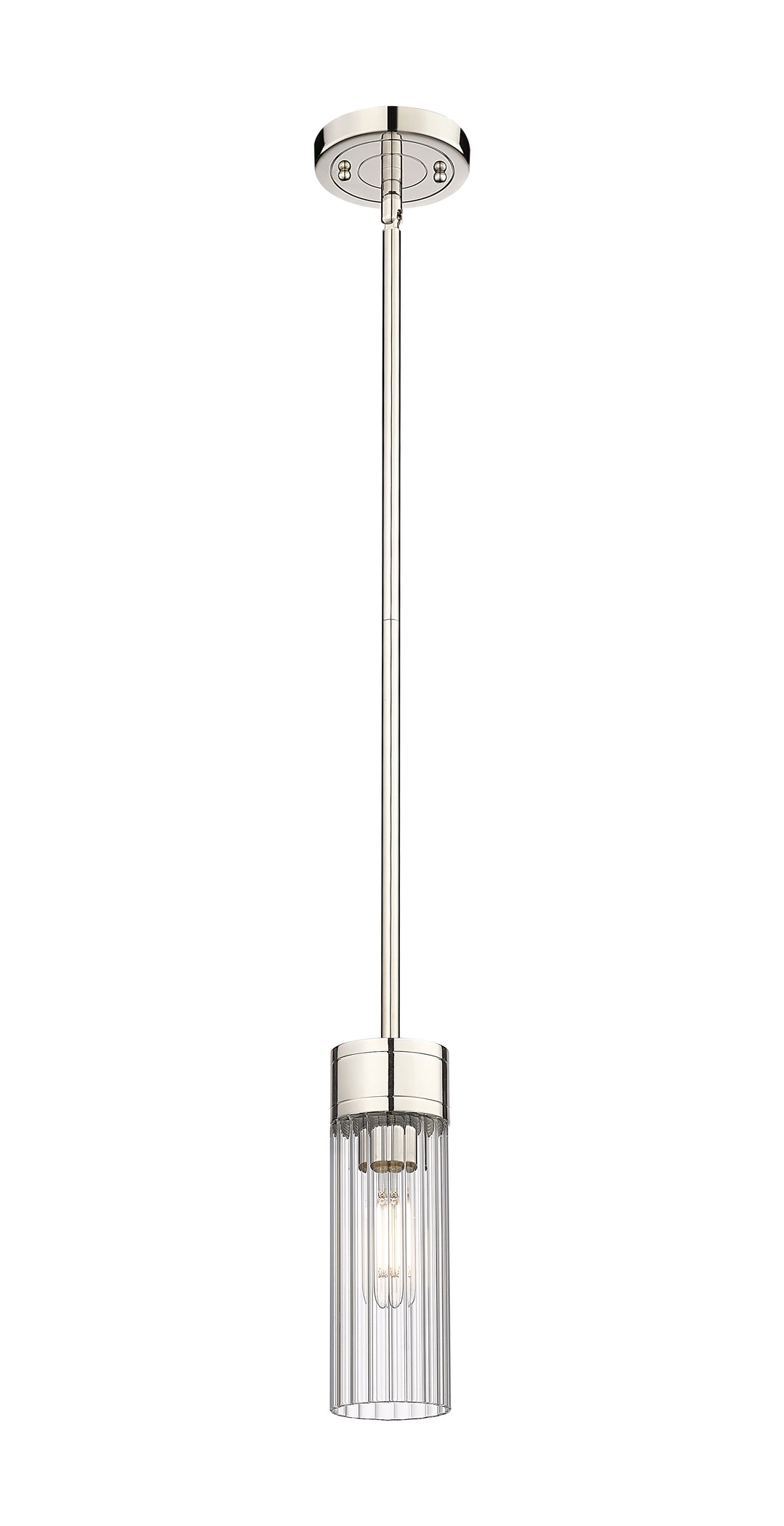 Innovations Lighting Empire 8" Pendant - Polished Nickel Pendants Innovations Lighting Clear ; Glass Type: Clear  