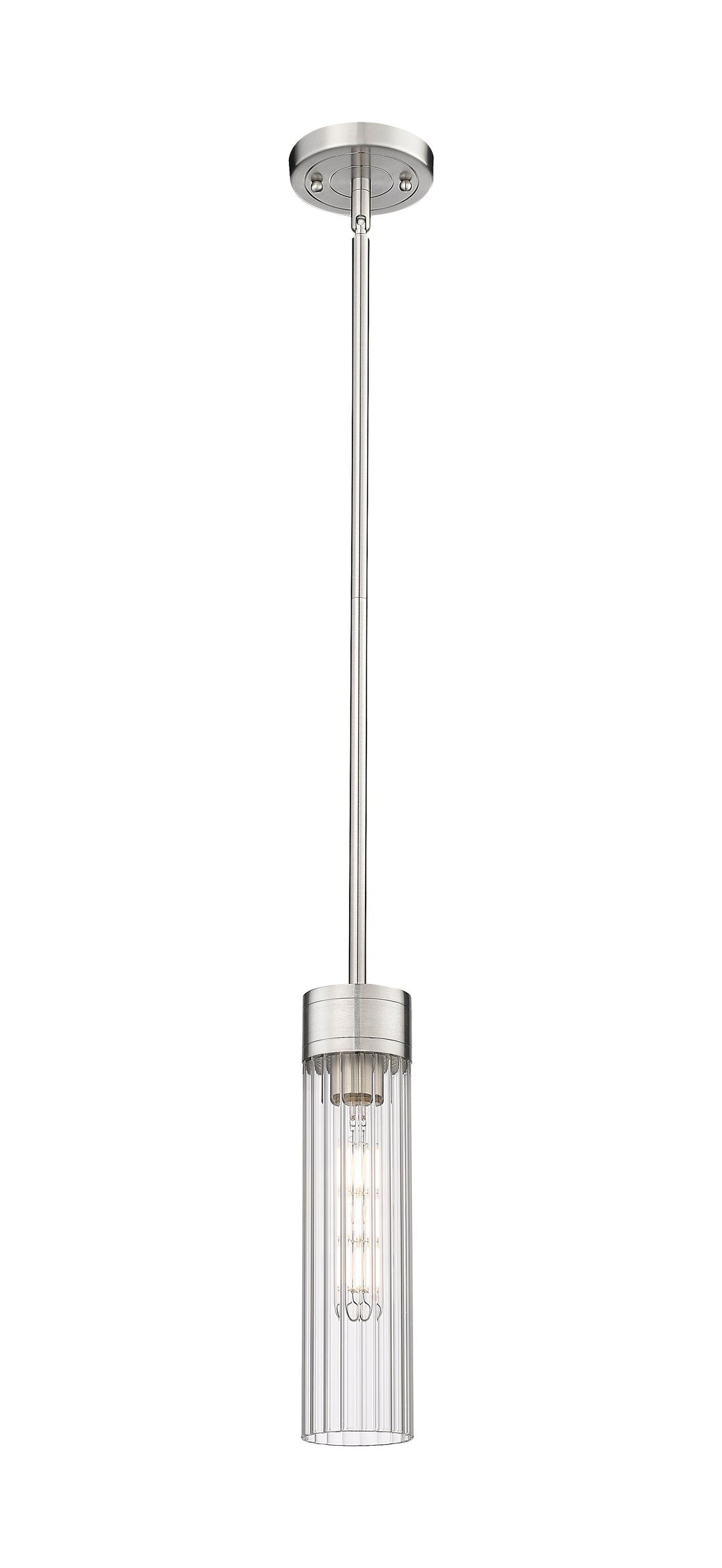 Innovations Lighting Empire 11" Pendant - Satin Nickel Pendants Innovations Lighting Clear ; Glass Type: Clear  