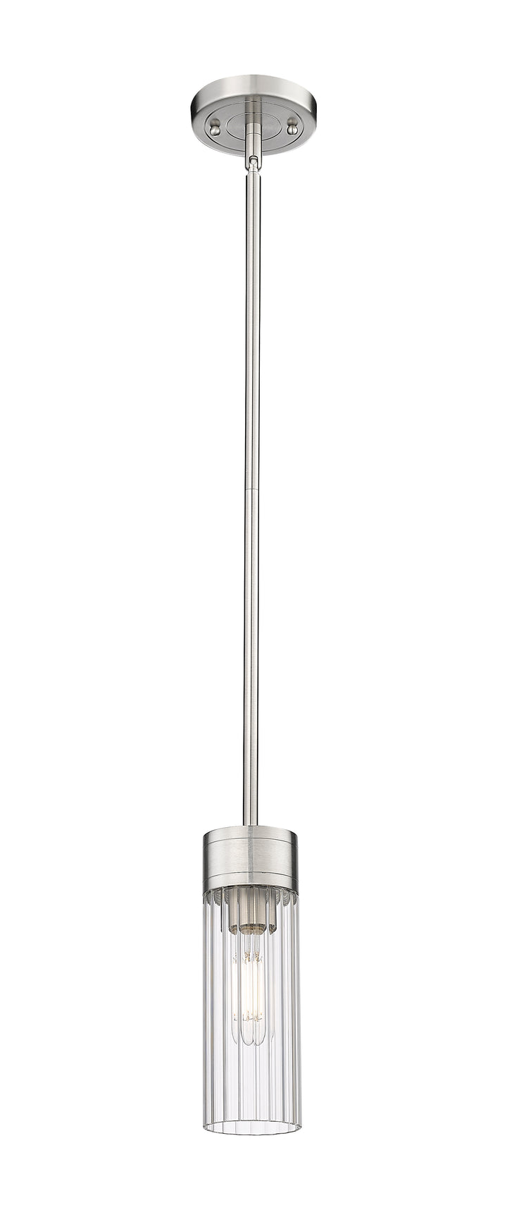 Innovations Lighting Empire 8" Pendant - Satin Nickel Pendants Innovations Lighting Clear ; Glass Type: Clear  