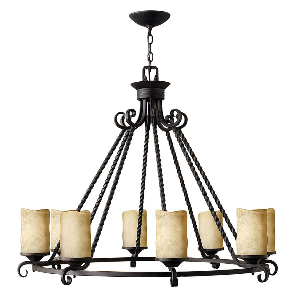 Hinkley Casa Chandelier Chandeliers Hinkley Olde Black 36.5x36.5x30.0