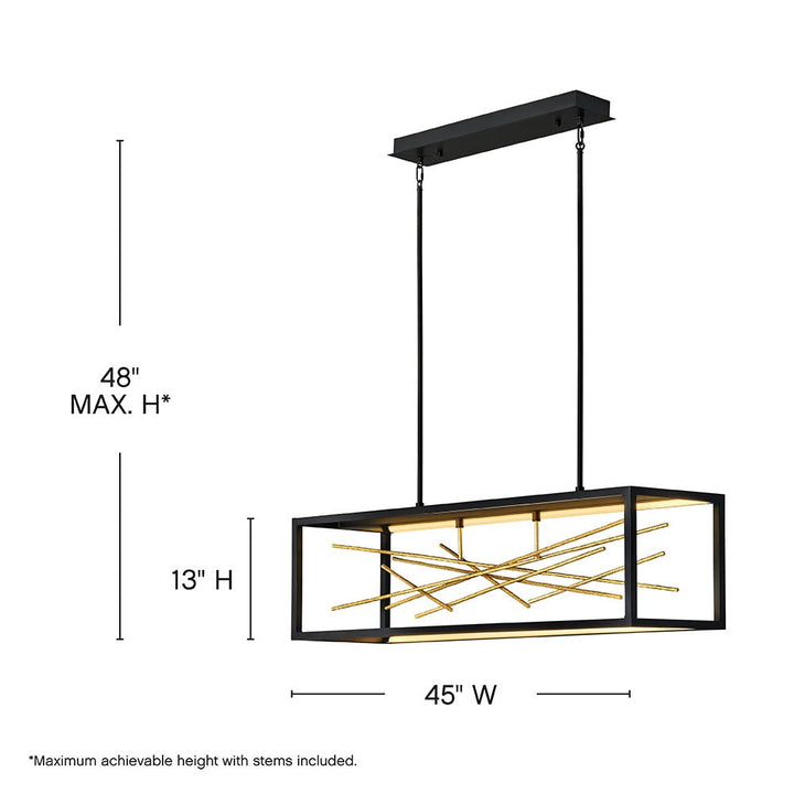 Fredrick Ramond Styx Linear Chandelier