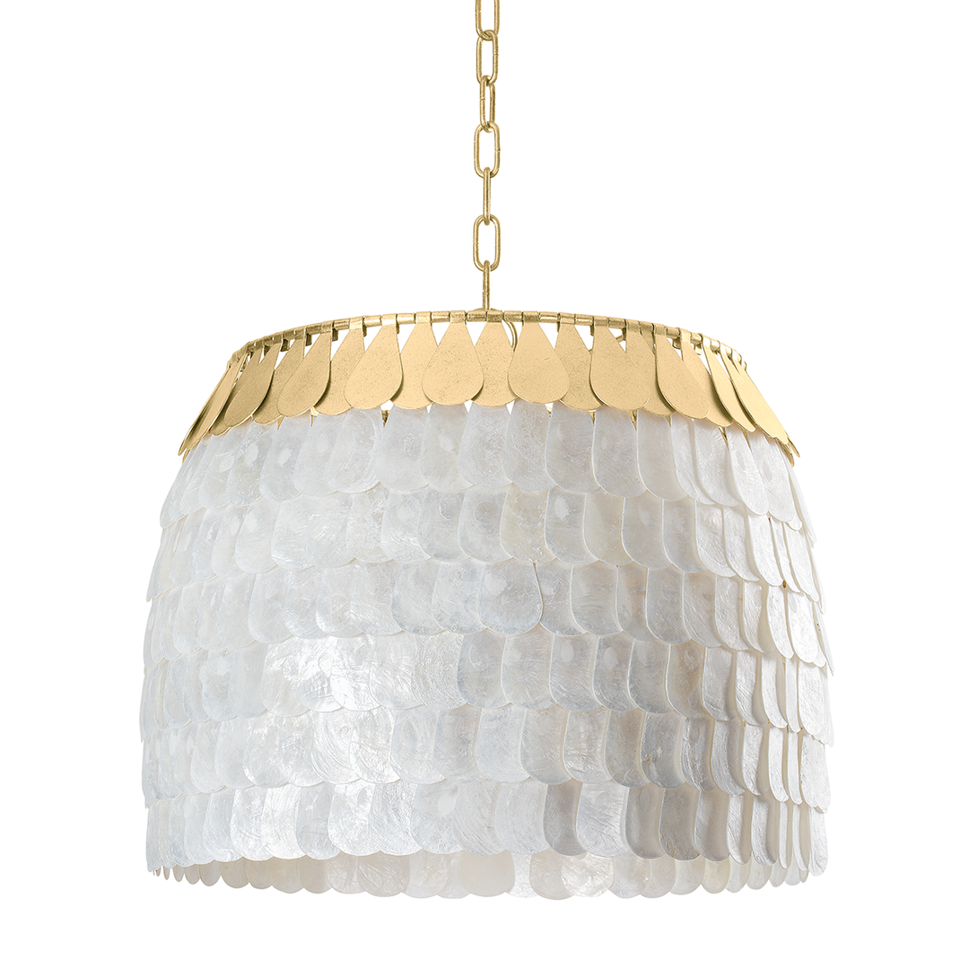 Corbett Lighting Coralie Chandelier Chandeliers Corbett VINTAGE GOLD LEAF 21x17.5 