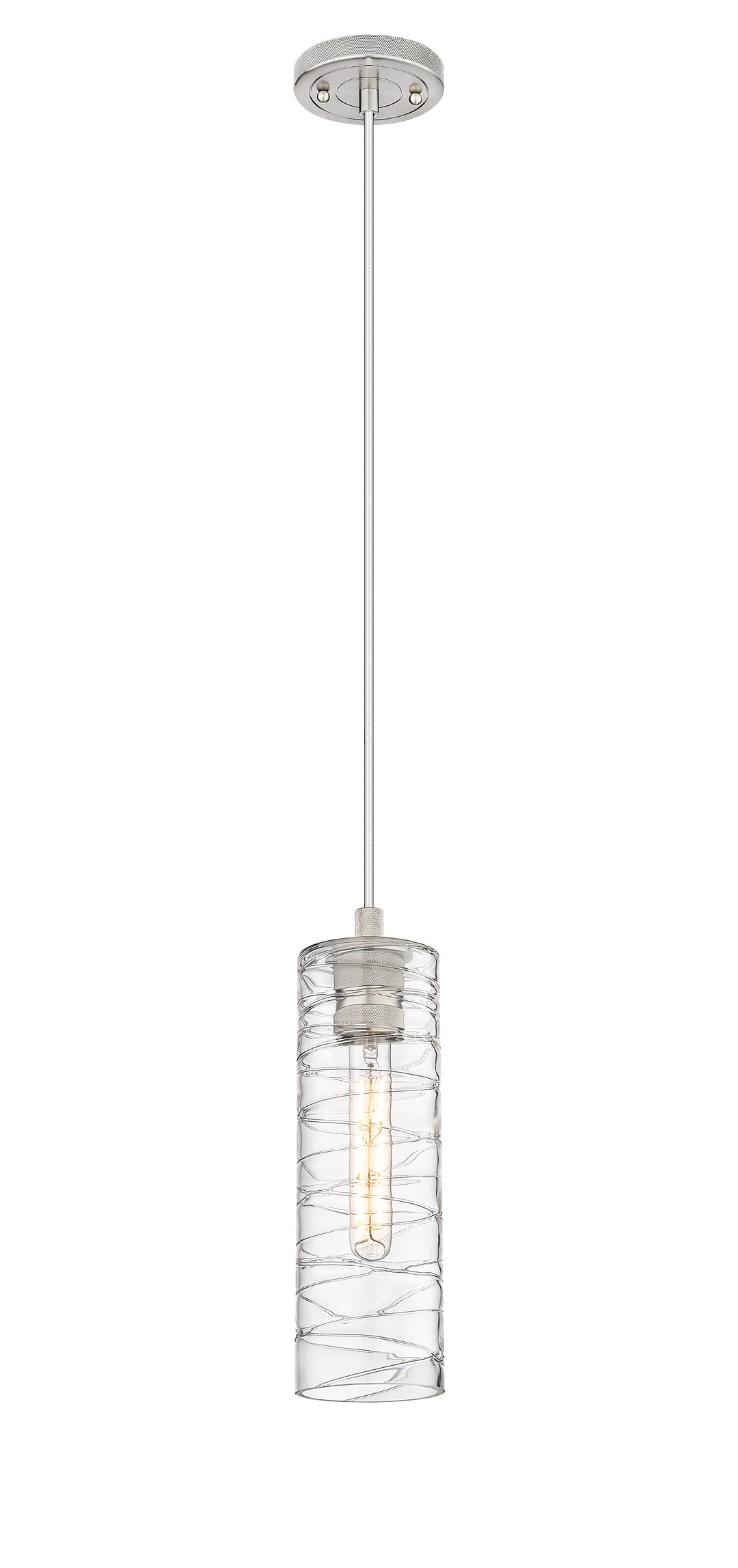 Innovations Lighting Crown Point 12" Pendant - Satin Nickel