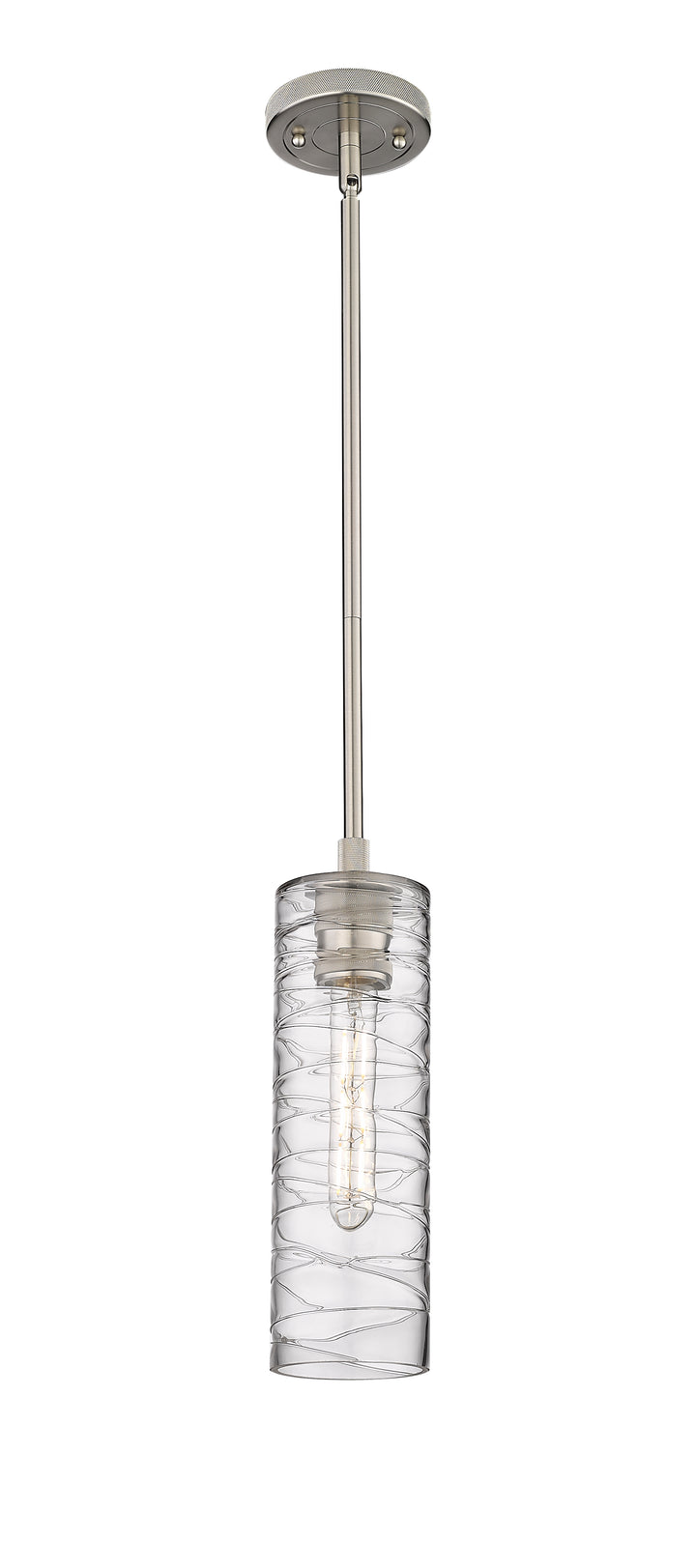 Innovations Lighting Crown Point 12" Pendant - Satin Nickel