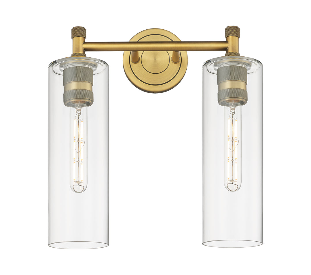 Innovations Lighting Crown Point 12" Bath Vanity Light - Brushed Brass
