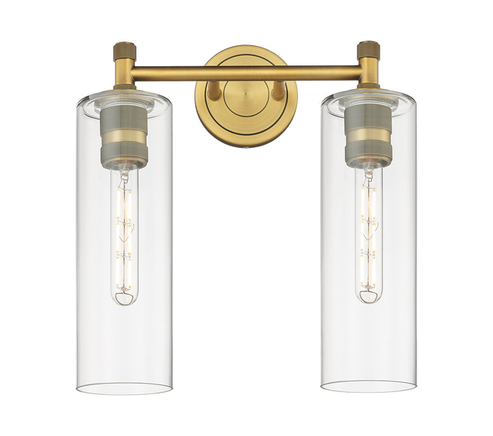 Innovations Lighting Crown Point 12" Bath Vanity Light - Brushed Brass