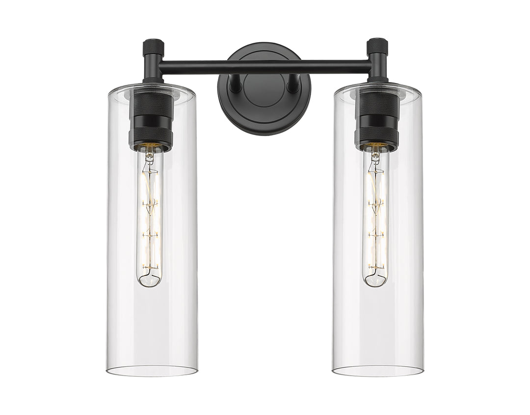 Innovations Lighting Crown Point 12" Bath Vanity Light - Matte Black