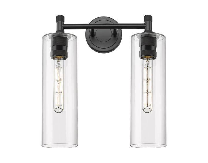 Innovations Lighting Crown Point 12" Bath Vanity Light - Matte Black