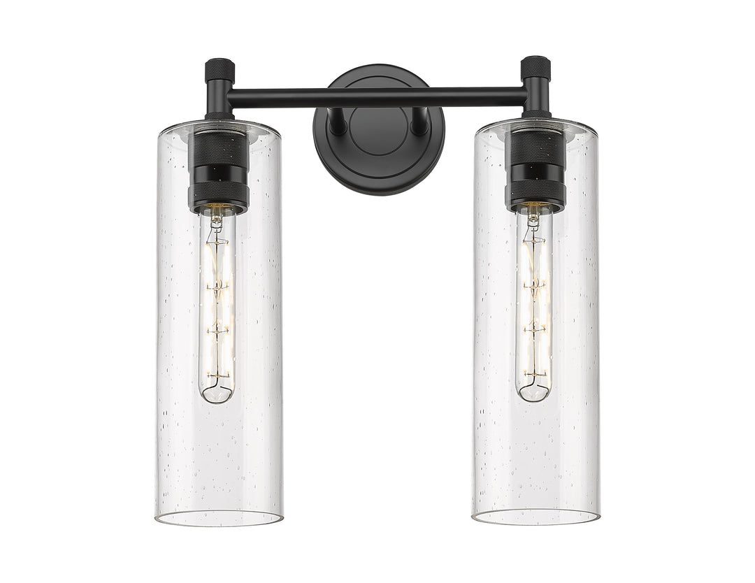 Innovations Lighting Crown Point 12" Bath Vanity Light - Matte Black