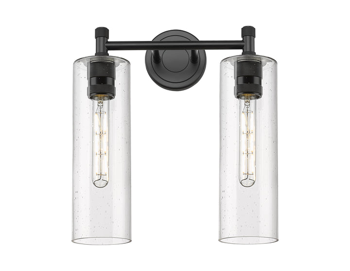 Innovations Lighting Crown Point 12" Bath Vanity Light - Matte Black