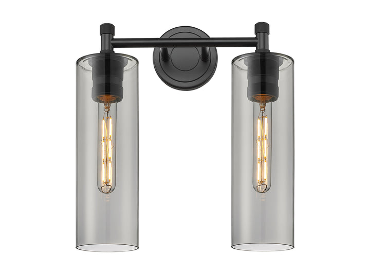 Innovations Lighting Crown Point 12" Bath Vanity Light - Matte Black