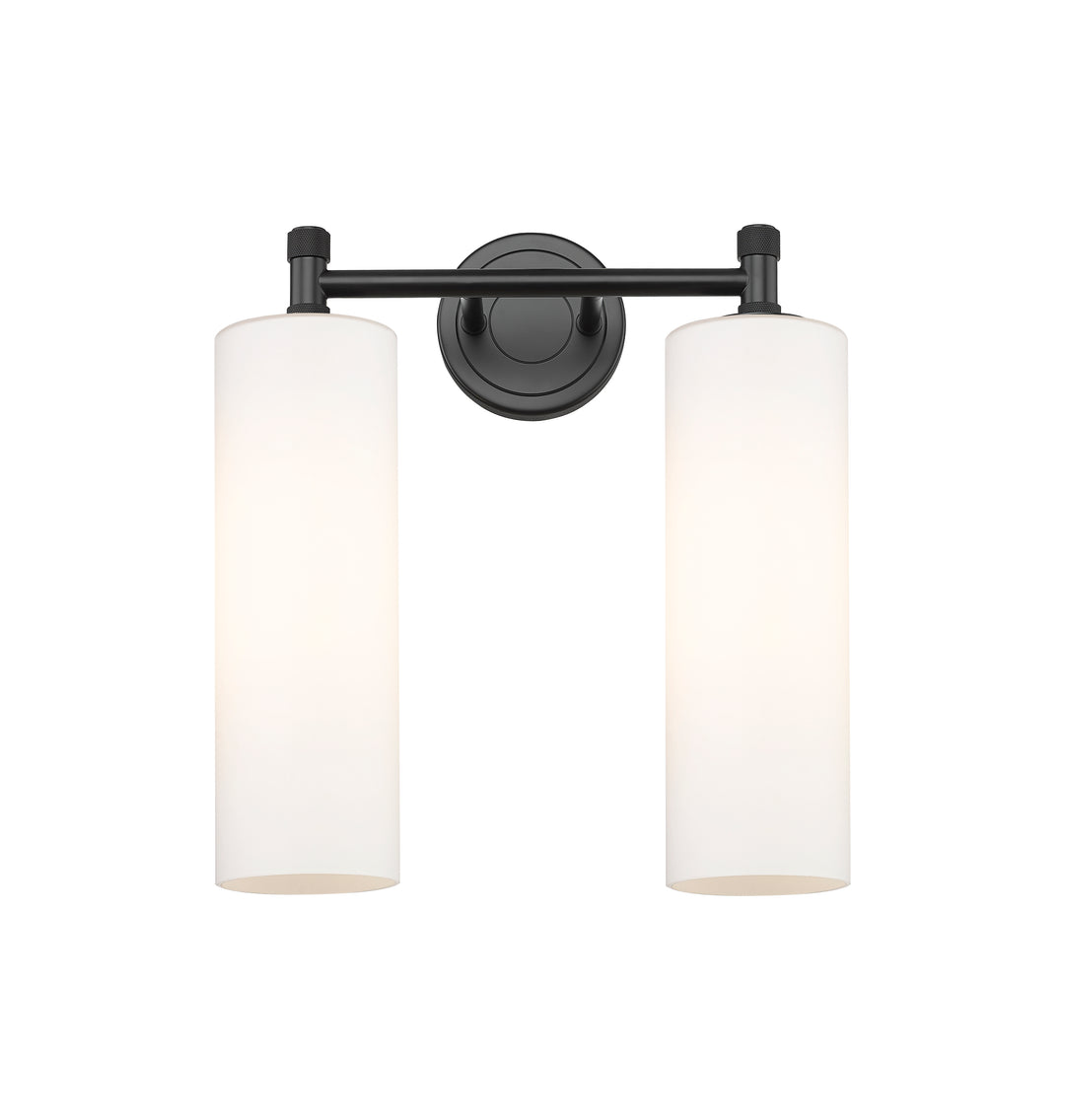 Innovations Lighting Crown Point 12" Bath Vanity Light - Matte Black