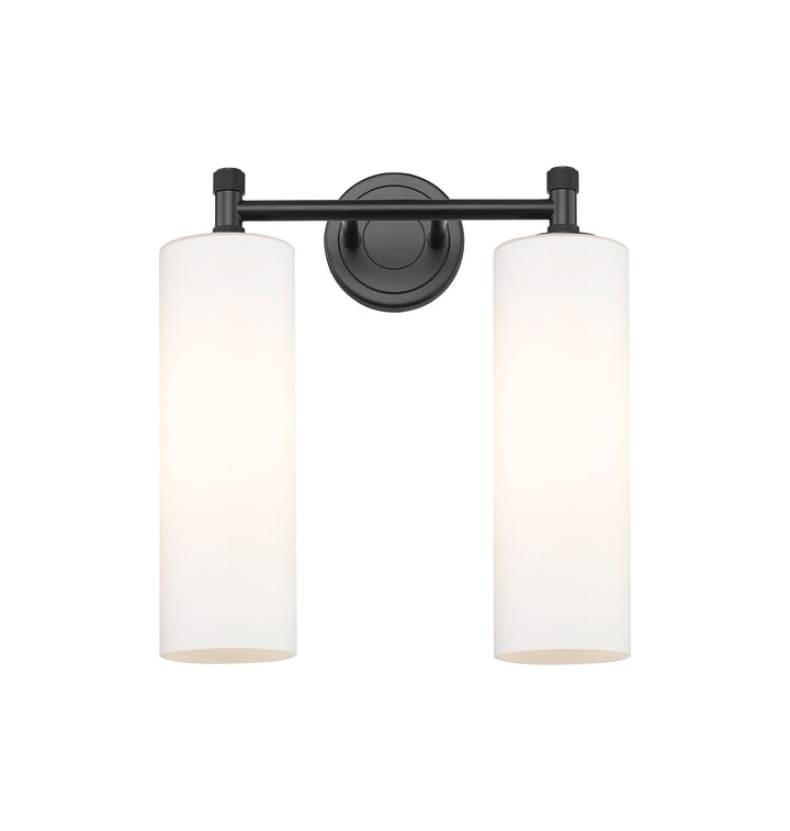 Innovations Lighting Crown Point 12" Bath Vanity Light - Matte Black