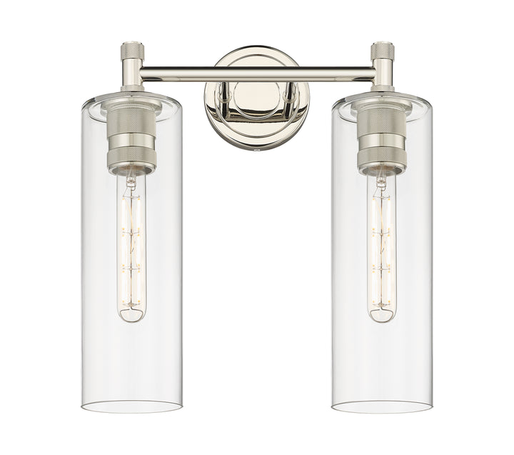 Innovations Lighting Crown Point 12" Bath Vanity Light - Polished Nickel